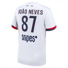 Paris Saint Germain João Neves 87 Vieraspelipaita 2025-26 Jalkapallo Pelipaidat Peliasut