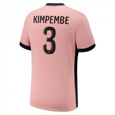 Paris Saint Germain Kimpembe 3 Kolmas Pelipaita 2024-25 Jalkapallo Pelipaidat Peliasut