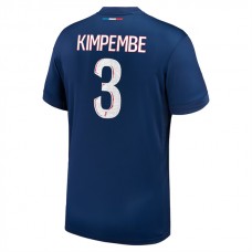 Paris Saint Germain Kimpembe 3 Kotipelipaita 2024-25 Jalkapallo Pelipaidat Peliasut