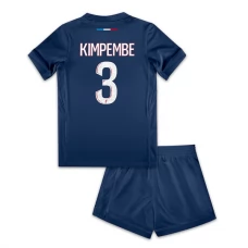 Paris Saint Germain Kimpembe 3 Lasten Kotipelipaita 2024-25 Jalkapallo Pelipaidat Peliasut