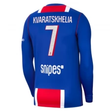 Paris Saint Germain Kvaratskhelia 7 Kotipaita 2026-27 Pelipaita Long Sleeve