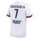 Paris Saint Germain Kvaratskhelia 7 Vieraspelipaita 2025-26 Jalkapallo Pelipaidat Peliasut