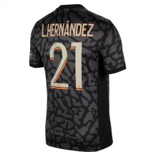 Paris Saint Germain L.Hernandez 21 Kolmas Pelipaita 2023-24 Jalkapallo Pelipaidat Peliasut