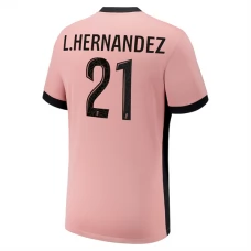 Paris Saint Germain L.Hernandez 21 Kolmas Pelipaita 2024-25 Jalkapallo Pelipaidat Peliasut