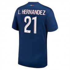 Paris Saint Germain L.Hernandez 21 Kotipelipaita 2024-25 Jalkapallo Pelipaidat Peliasut
