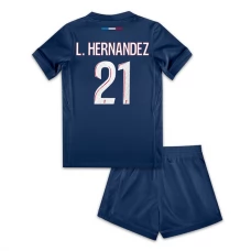 Paris Saint Germain L.Hernandez 21 Lasten Kotipelipaita 2024-25 Jalkapallo Pelipaidat Peliasut