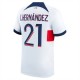 Paris Saint Germain L.Hernandez 21 Vieraspelipaita 2023-24 Jalkapallo Pelipaidat Peliasut
