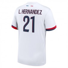 Paris Saint Germain L.Hernandez 21 Vieraspelipaita 2024-25 Jalkapallo Pelipaidat Peliasut