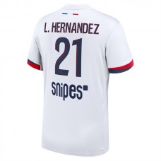 Paris Saint Germain L.Hernandez 21 Vieraspelipaita 2025-26 Jalkapallo Pelipaidat Peliasut
