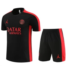 Paris Saint Germain Lasten Treenipaita Suits 2023-24 - Shorts Musta Punainen