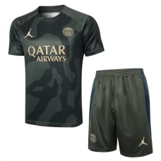 Paris Saint Germain Lasten Treenipaita Suits 2024-25 - Shorts Dark Vihreä