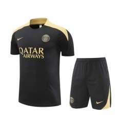 Paris Saint Germain Lasten Treenipaita Suits 2024-25 - Shorts Musta Gold