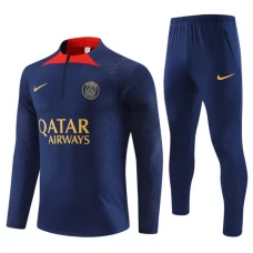 Paris Saint Germain Lasten Verryttelypuku 2023-24 - 1-4 Zip Laivastonsininen