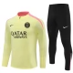 Paris Saint Germain Lasten Verryttelypuku 2024-25 - 1-4 Zip Keltainen