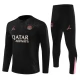 Paris Saint Germain Lasten Verryttelypuku 2024-25 - 1-4 Zip Musta