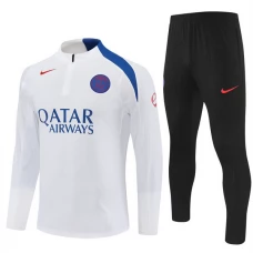 Paris Saint Germain Lasten Verryttelypuku 2025-26 - 1-4 Zip Valkoinen