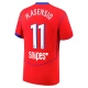 Paris Saint Germain M.Asensio 11 Kolmas Pelipaita 2025-26 Jalkapallo Pelipaidat Peliasut