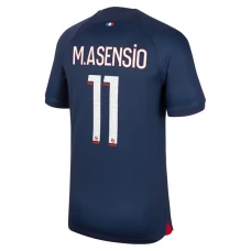 Paris Saint Germain M.Asensio 11 Kotipelipaita 2023-24 Jalkapallo Pelipaidat Peliasut