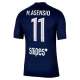 Paris Saint Germain M.Asensio 11 Kotipelipaita 2025-26 Jalkapallo Pelipaidat Peliasut
