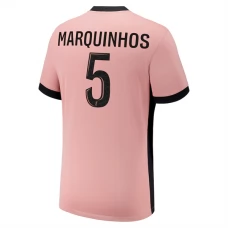 Paris Saint Germain Marquinhos 5 Kolmas Pelipaita 2024-25 Jalkapallo Pelipaidat Peliasut