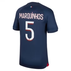Paris Saint Germain Marquinhos 5 Kotipelipaita 2023-24 Jalkapallo Pelipaidat Peliasut
