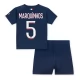 Paris Saint Germain Marquinhos 5 Lasten Kotipelipaita 2023-24 Jalkapallo Pelipaidat Peliasut