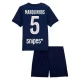 Paris Saint Germain Marquinhos 5 Lasten Kotipelipaita 2025-26 Jalkapallo Pelipaidat Peliasut