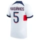 Paris Saint Germain Marquinhos 5 Vieraspelipaita 2023-24 Jalkapallo Pelipaidat Peliasut