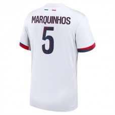 Paris Saint Germain Marquinhos 5 Vieraspelipaita 2024-25 Jalkapallo Pelipaidat Peliasut