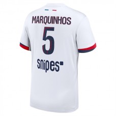 Paris Saint Germain Marquinhos 5 Vieraspelipaita 2025-26 Jalkapallo Pelipaidat Peliasut