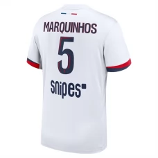 Paris Saint Germain Marquinhos 5 Vieraspelipaita 2025-26 Jalkapallo Pelipaidat Peliasut
