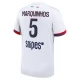 Paris Saint Germain Marquinhos 5 Vieraspelipaita 2025-26 Jalkapallo Pelipaidat Peliasut