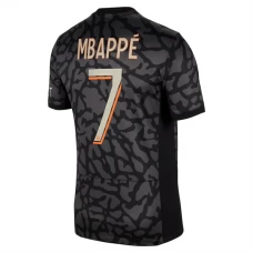 Paris Saint Germain Mbappé 7 Kolmas Pelipaita 2023-24 Jalkapallo Pelipaidat Peliasut