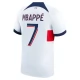 Paris Saint Germain Mbappé 7 Vieraspelipaita 2023-24 Jalkapallo Pelipaidat Peliasut