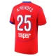 Paris Saint Germain N.Mendes 25 Kolmas Pelipaita 2025-26 Jalkapallo Pelipaidat Peliasut