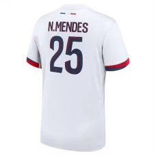 Paris Saint Germain N.Mendes 25 Vieraspelipaita 2024-25 Jalkapallo Pelipaidat Peliasut