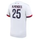 Paris Saint Germain N.Mendes 25 Vieraspelipaita 2024-25 Jalkapallo Pelipaidat Peliasut