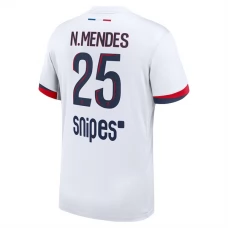 Paris Saint Germain N.Mendes 25 Vieraspelipaita 2025-26 Jalkapallo Pelipaidat Peliasut