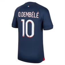 Paris Saint Germain O.Dembélé 10 Kotipelipaita 2023-24 Jalkapallo Pelipaidat Peliasut