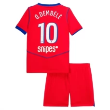 Paris Saint Germain O.Dembélé 10 Lasten Kolmas Pelipaita 2025-26 Jalkapallo Pelipaidat Peliasut
