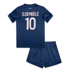 Paris Saint Germain O.Dembélé 10 Lasten Kotipelipaita 2024-25 Jalkapallo Pelipaidat Peliasut