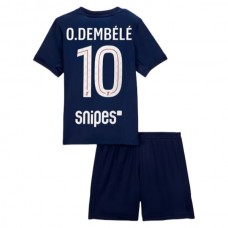 Paris Saint Germain O.Dembélé 10 Lasten Kotipelipaita 2025-26 Jalkapallo Pelipaidat Peliasut
