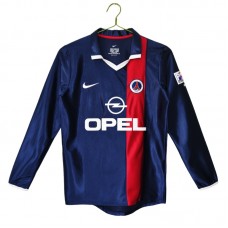 Paris Saint Germain Retro Kotipaita 2001-02 Pelipaita Long Sleeve