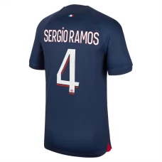 Paris Saint Germain Sergio Ramos 4 Kotipelipaita 2023-24 Jalkapallo Pelipaidat Peliasut