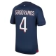 Paris Saint Germain Sergio Ramos 4 Kotipelipaita 2023-24 Jalkapallo Pelipaidat Peliasut