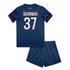 Paris Saint Germain Škriniar 37 Lasten Kotipelipaita 2024-25 Jalkapallo Pelipaidat Peliasut