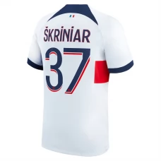 Paris Saint Germain Škriniar 37 Vieraspelipaita 2023-24 Jalkapallo Pelipaidat Peliasut