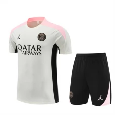 Paris Saint Germain Treenipaita Suits 2024-25 - Shorts Valkoinen Vaaleanpunainen