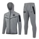 Paris Saint Germain Treenitakki Suits 2024-25 - Huppari Harmaa