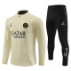 Paris Saint Germain Verryttelypuku 2023-24 - 1-4 Zip Keltainen